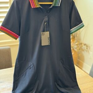 G/FORE Women's Contrast Collar Golf Dress - NWT - Size Medium